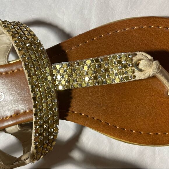 ALDO Beaded Sandals Size 5.5 - Picture 4 of 7